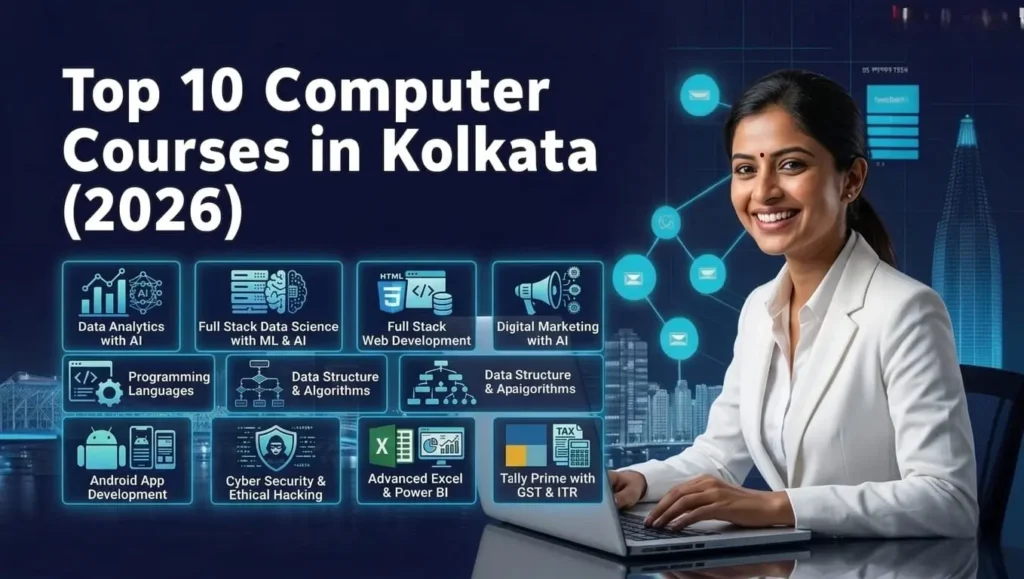 Top computer courses in Kolkata for career growth and job opportunities in 2026