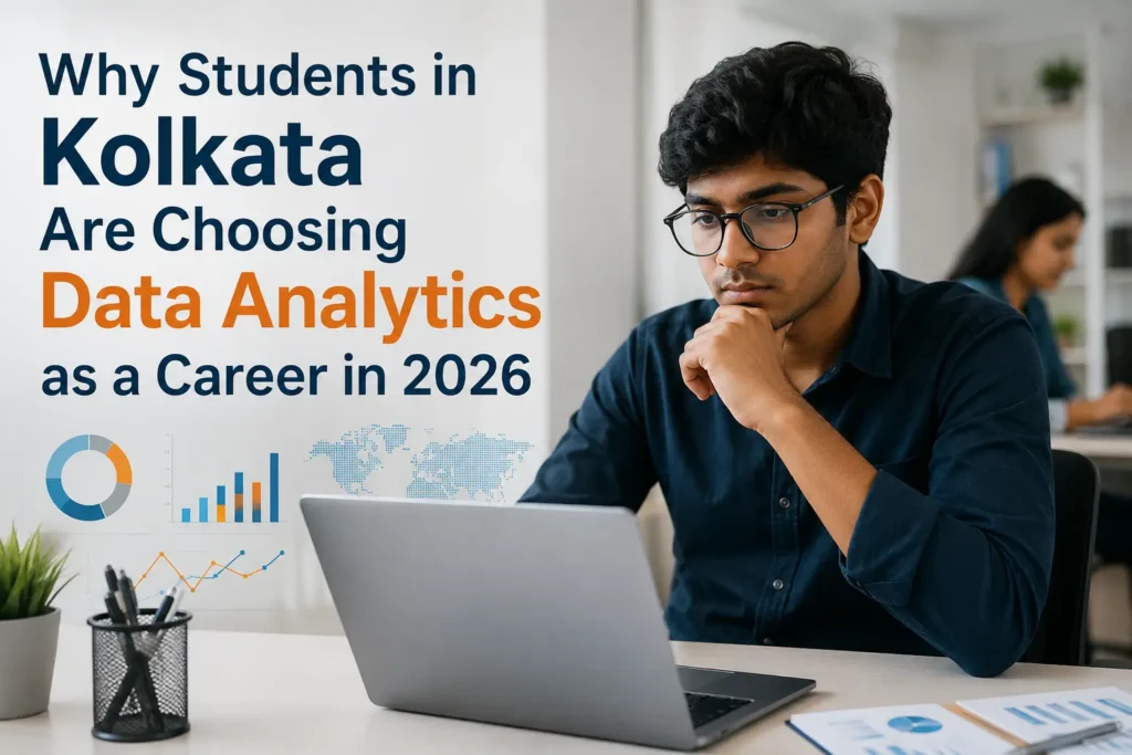 Students in Kolkata learning Data Analytics for career growth and practical industry skills in 2026